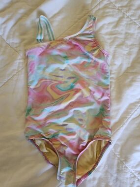 girls Lands' End One Piece Swim Suit